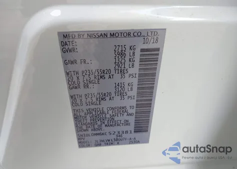 2019 Infiniti Qx60 Luxe/Pure from USA, damaged, VIN 5N1DL0MM6KC523381